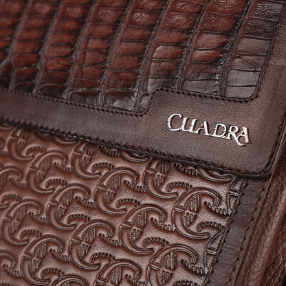 Men Cuadra Caiman Bag DU644