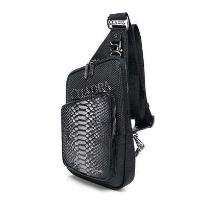 Men Cuadra Python Zipper Bag DU728