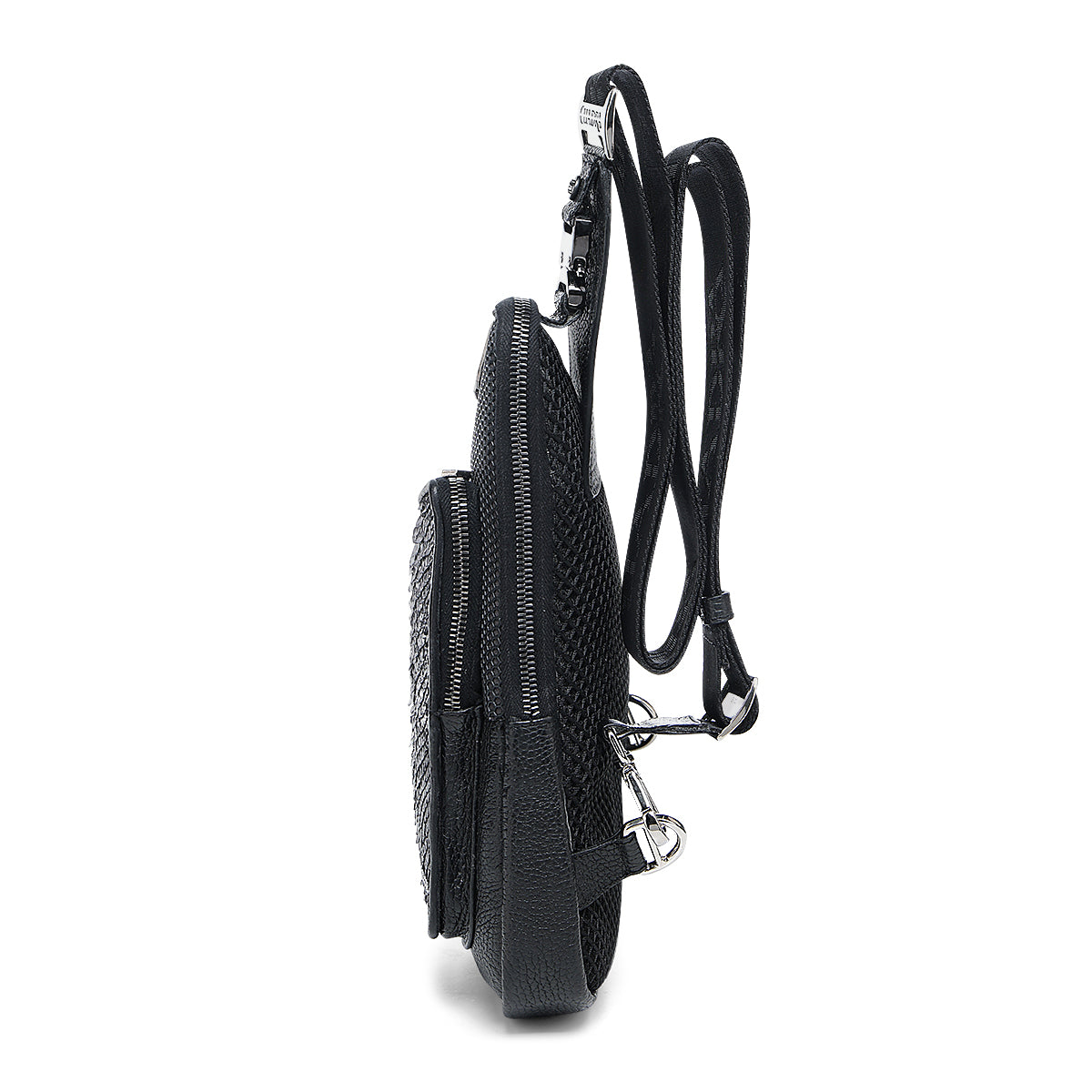 Men Cuadra Python Zipper Bag DU728