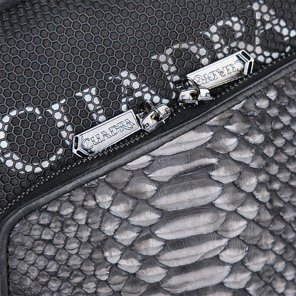 Men Cuadra Python Zipper Bag DU728