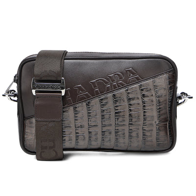 Men Cuadra Alligator Zipper Bag DU729