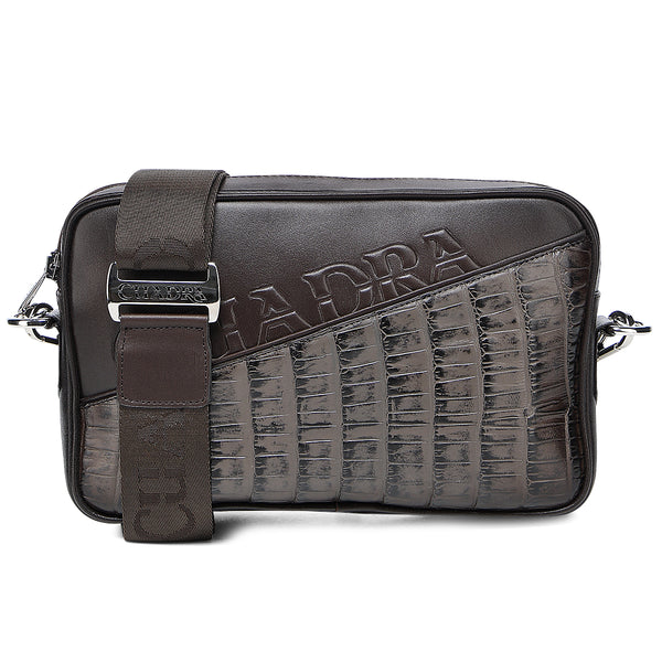 Men Cuadra Alligator Zipper Bag DU729
