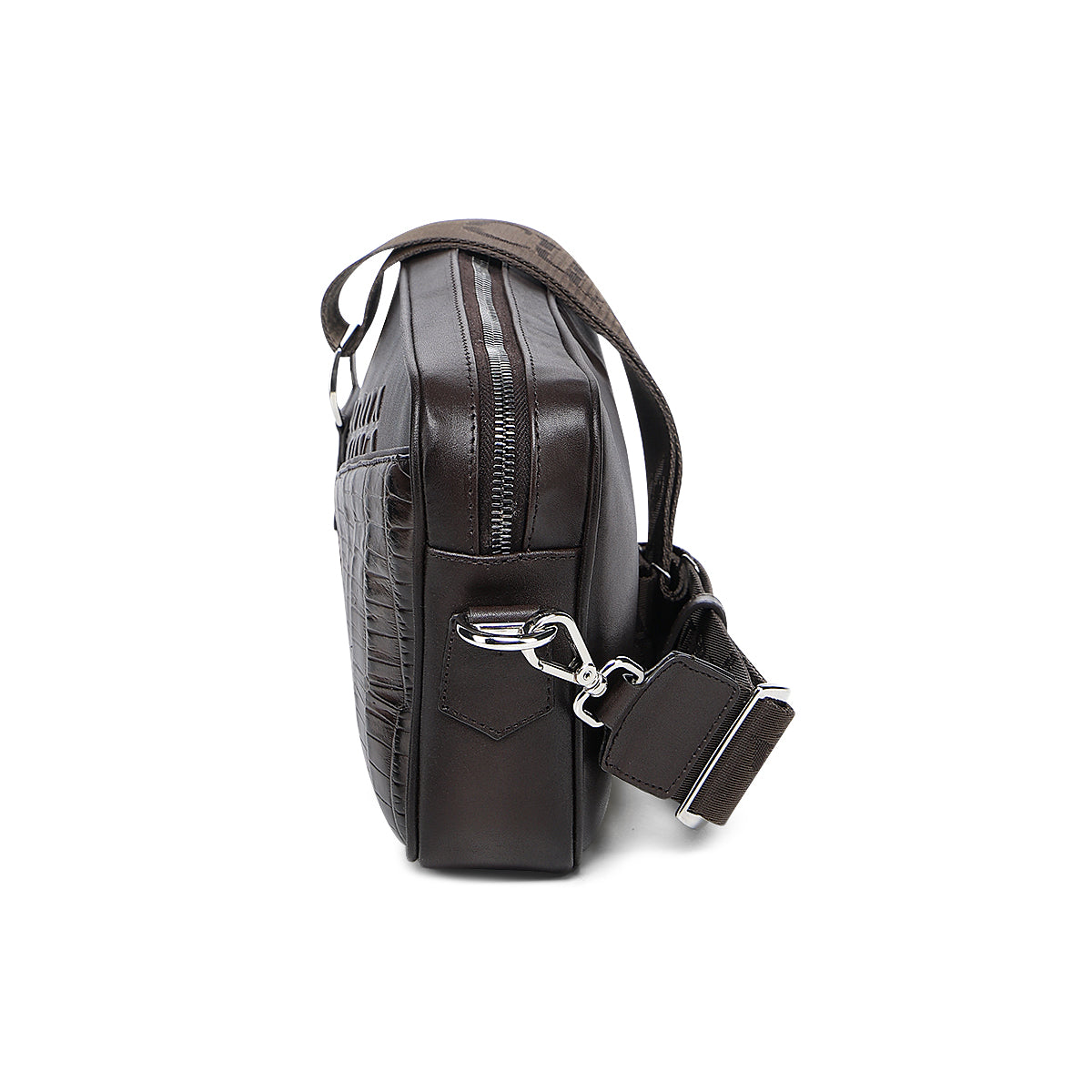 Men Cuadra Alligator Zipper Bag DU729