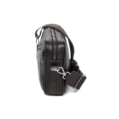 Men Cuadra Alligator Zipper Bag DU729