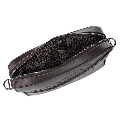 Men Cuadra Alligator Zipper Bag DU729