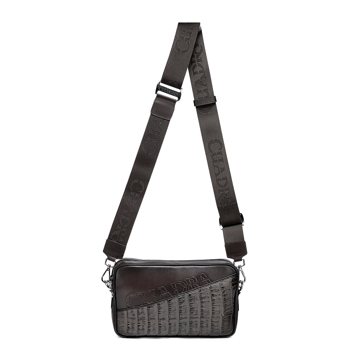 Men Cuadra Alligator Zipper Bag DU729