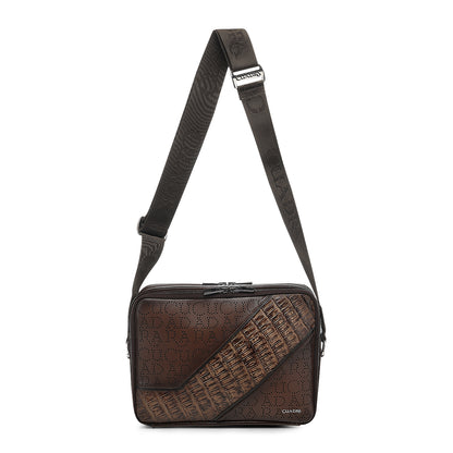 Men Cuadra Caiman Zipper Bag DU809-BG
