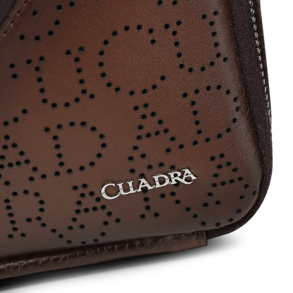 Men Cuadra Caiman Zipper Bag DU809-BG
