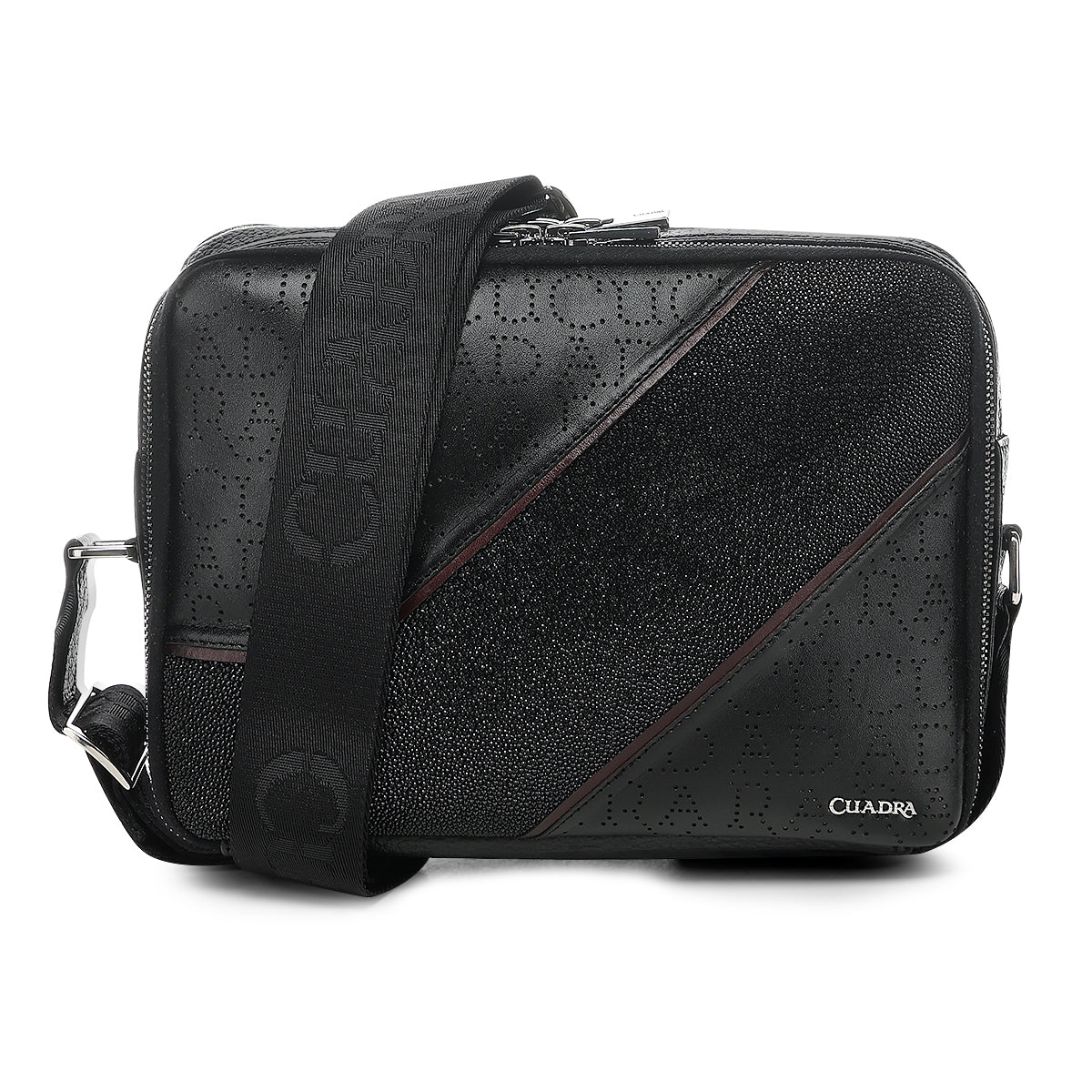 Men Cuadra Stingray Zipper Bag DU810-BG