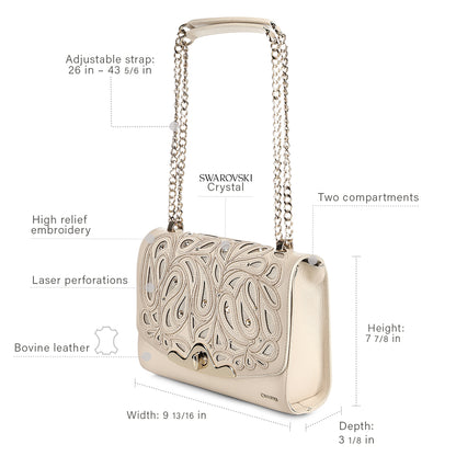Women Cuadra Bovine Leather Bag DU823