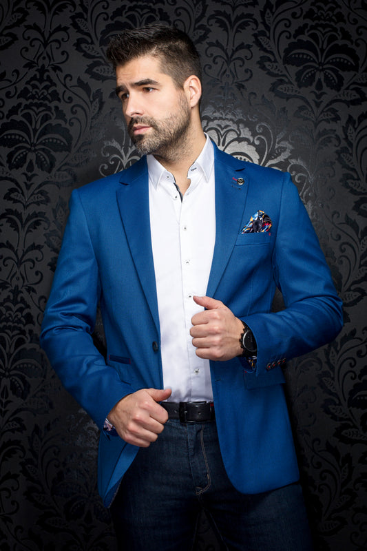 Men Au Noir Blazer Bronson Indigo