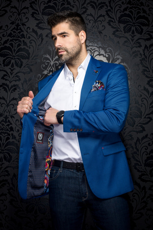 Men Au Noir Blazer Bronson Indigo