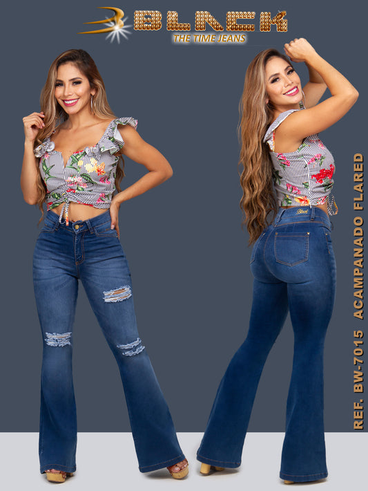 Women Black Jean BW-7015