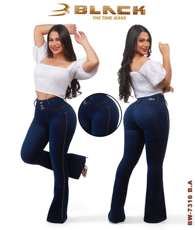 Women Black Jean BW-7316 B.A