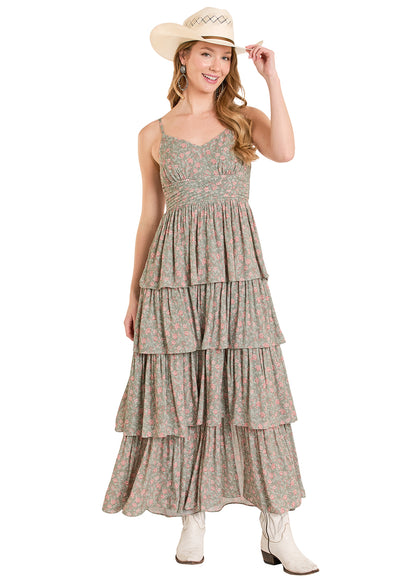 Women Rock&Roll Maxi Dress Jade BWD0R08081