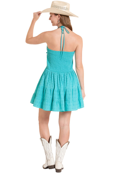 Women Rock&Roll Mini Dress Peacock BWD0R08106