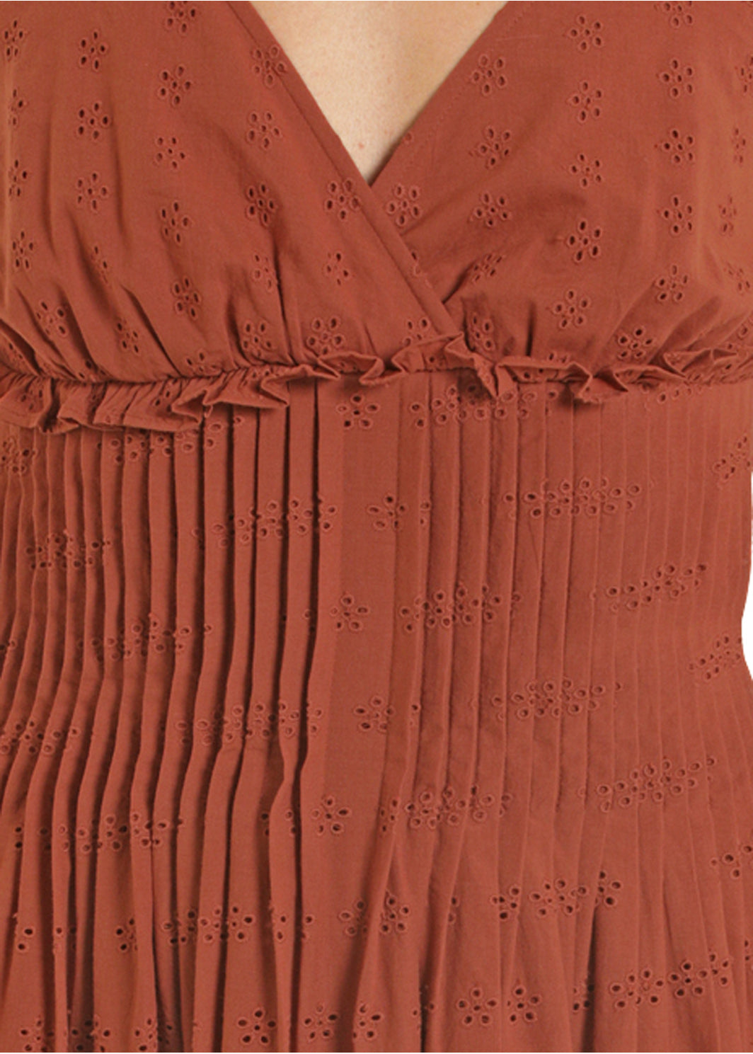 Women Rock&Roll Maxi Dress Rust BWD0R08108