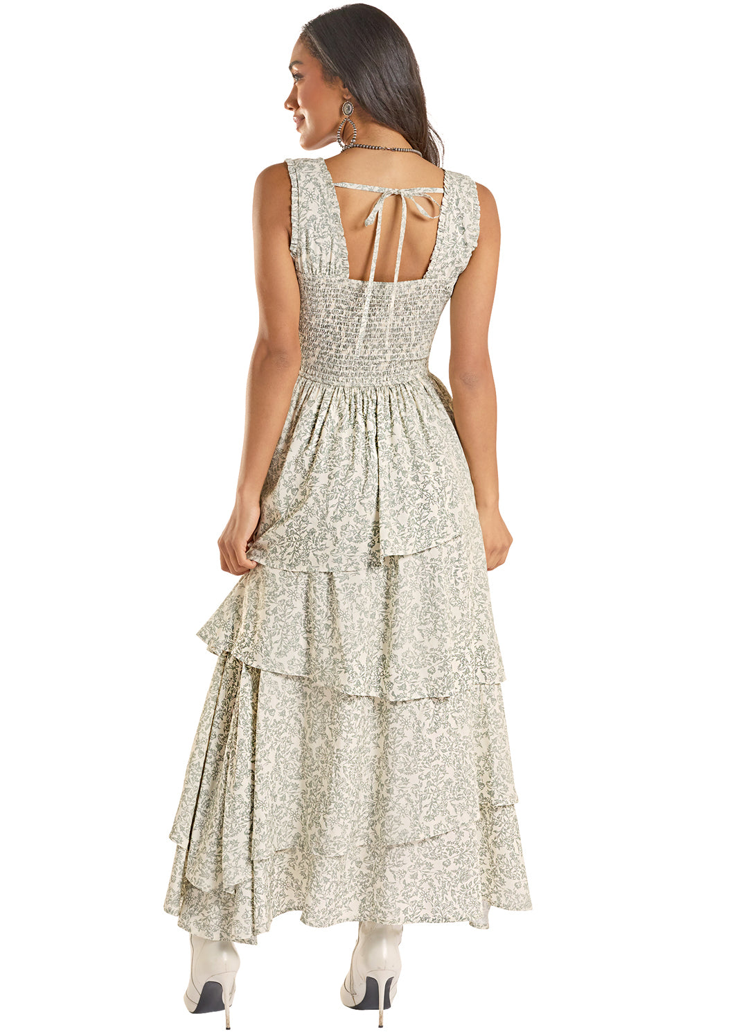 Women Rock&Roll Tiered Dress BWD0R08774