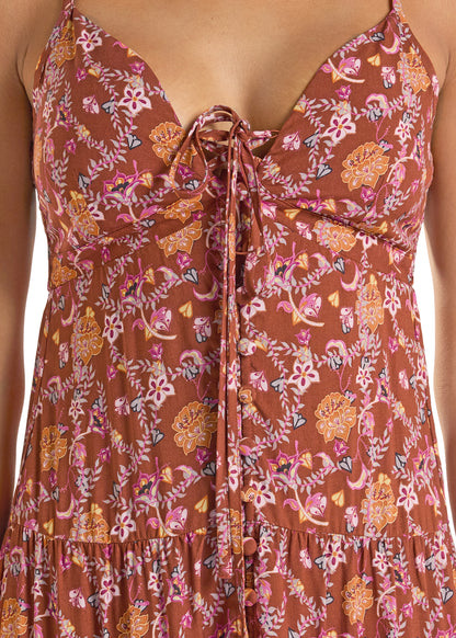 Women Rock&Roll Halter Maxi Dress BWD0R08800