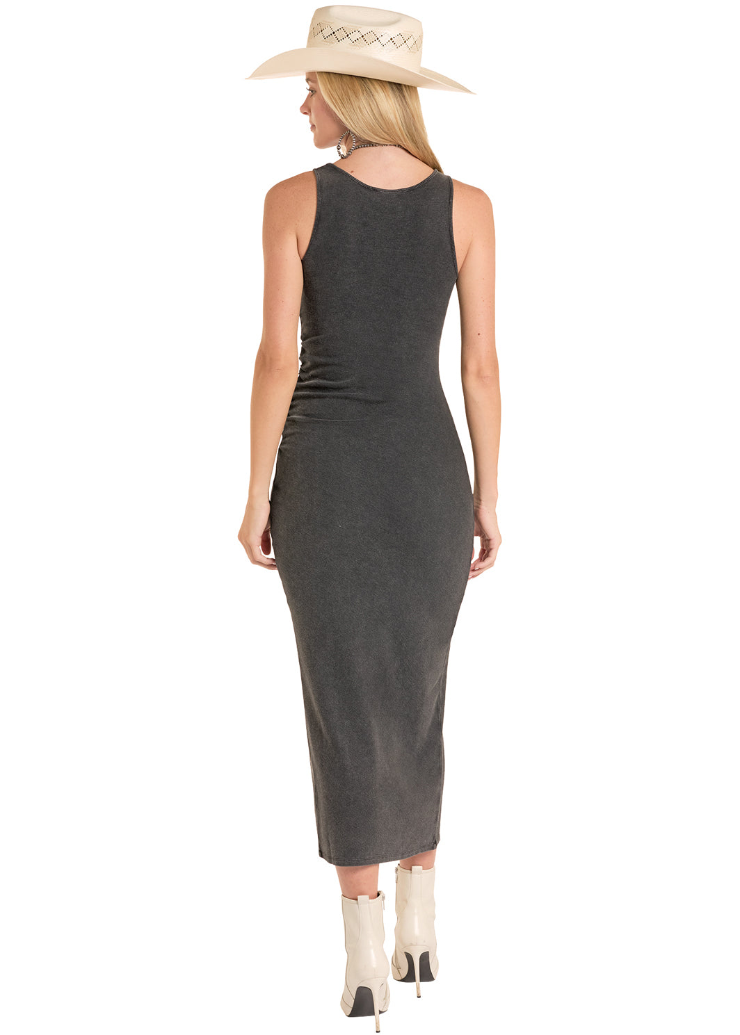Women Rock&Roll Ruched Side Dress BWD0R08804