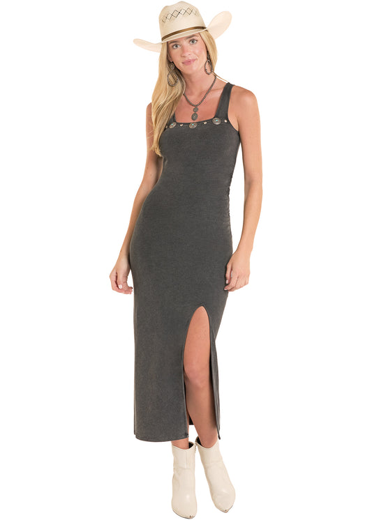 Women Rock&Roll Ruched Side Dress BWD0R08804