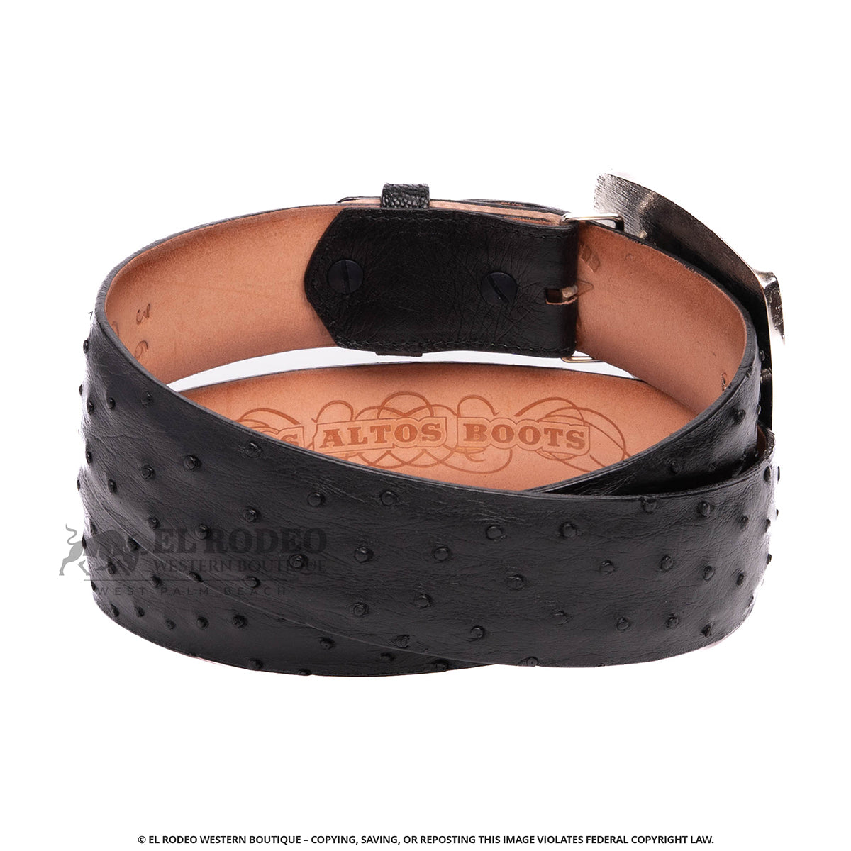 Men Los Altos Ostrich Belt C11A0305