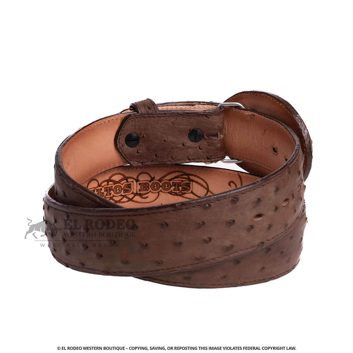 Men Los Altos Ostrich Belt C11UG0307