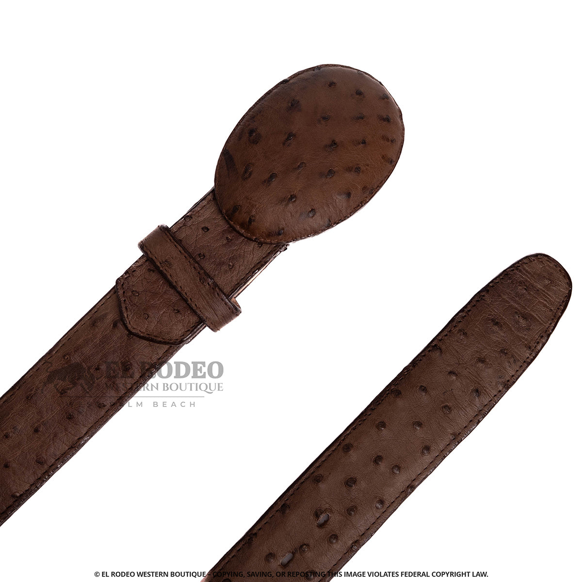 Men Los Altos Ostrich Belt C11UG0307