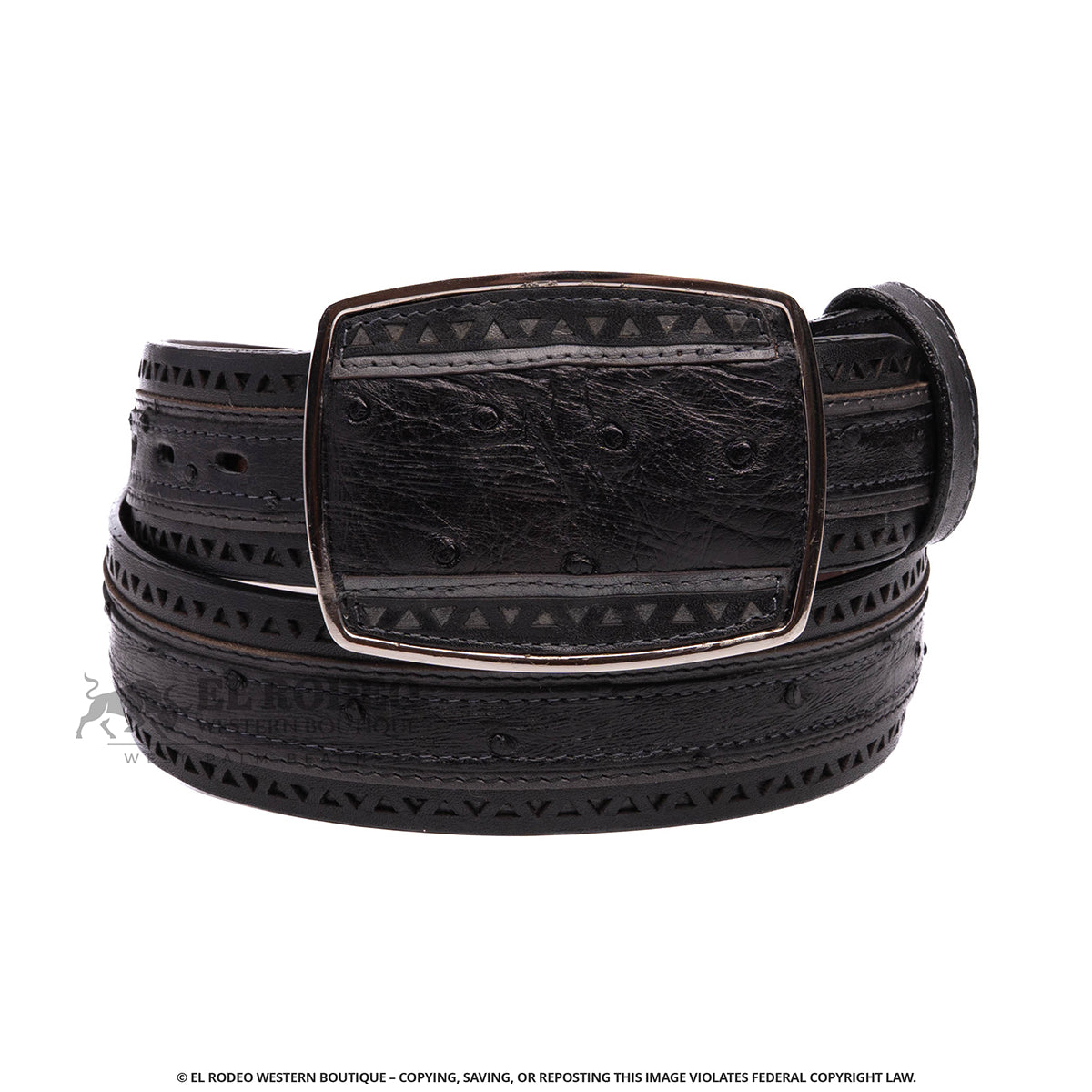 Men Los Altos Ostrich Belt C25U0305