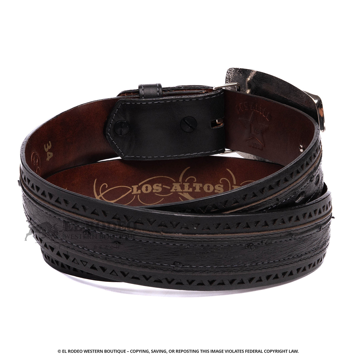 Men Los Altos Ostrich Belt C25U0305