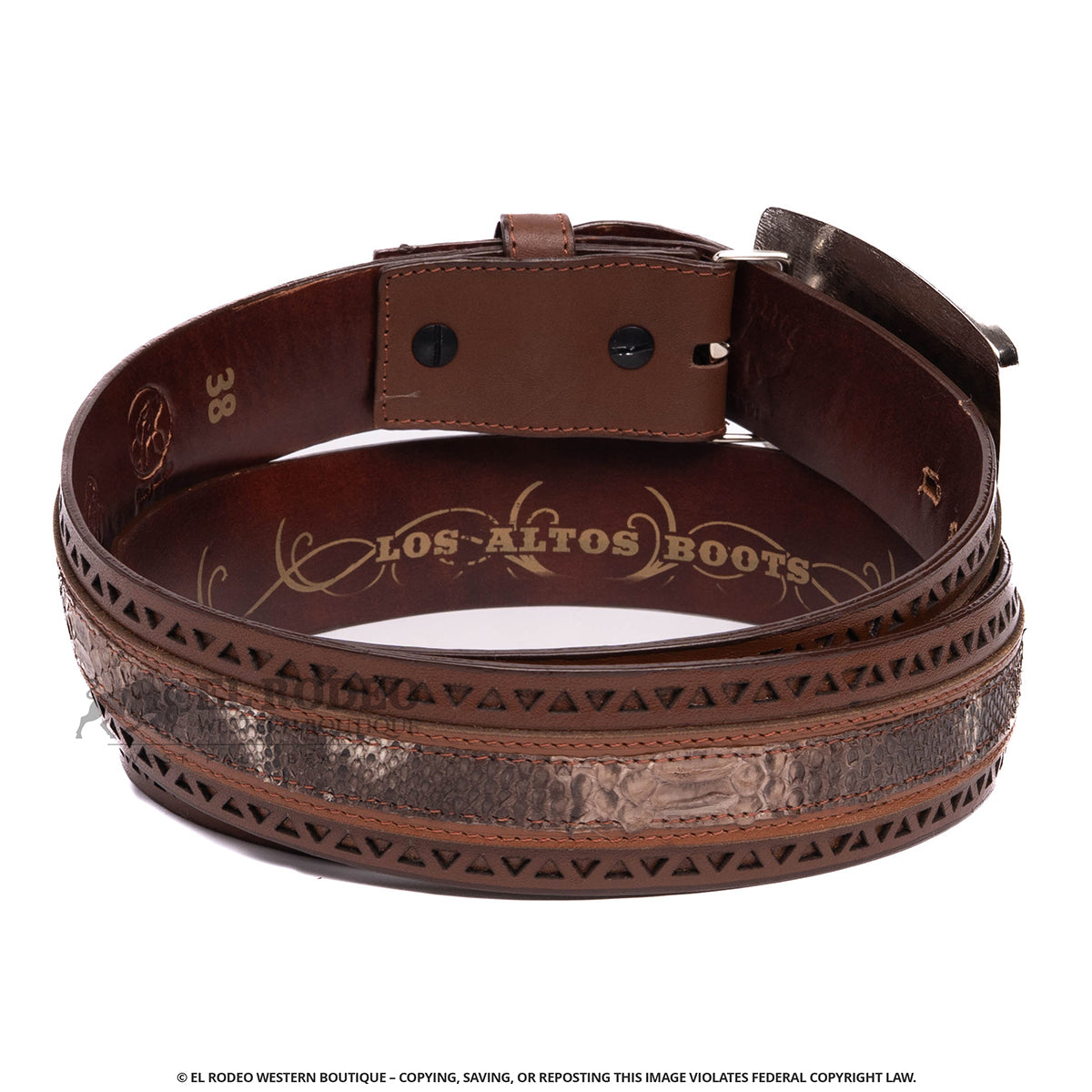Men Los Altos Python Belt C25U5785