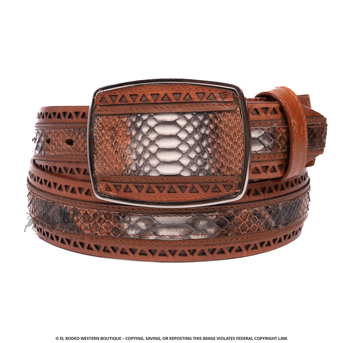 Men Los Altos Python Belt C25U5788