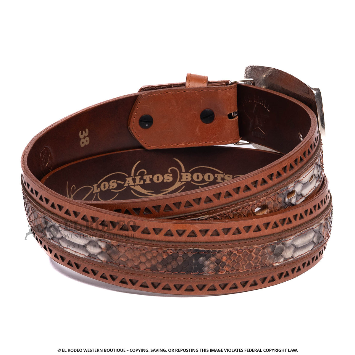 Men Los Altos Python Belt C25U5788
