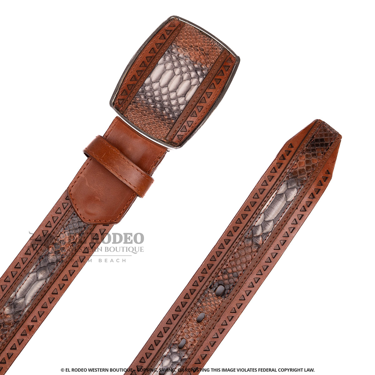 Men Los Altos Python Belt C25U5788
