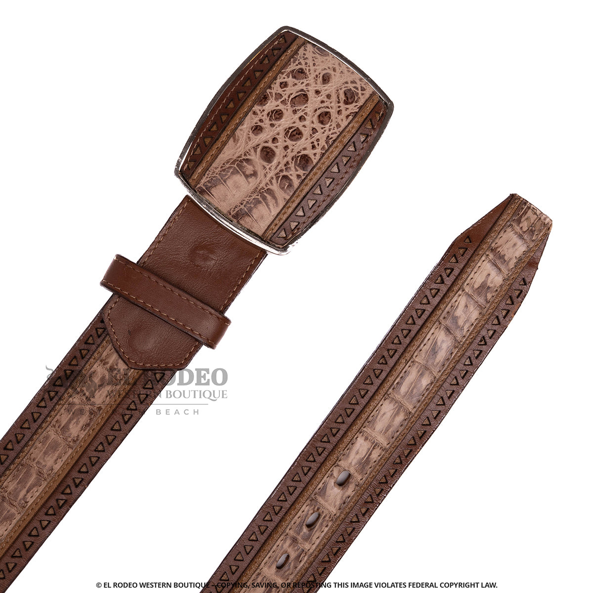 Men Los Altos Caiman Belt C25U8272