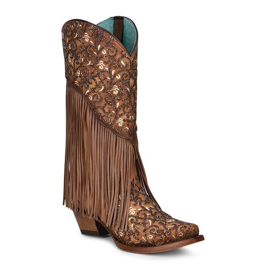 Women Corral Cowhide Boot C3876