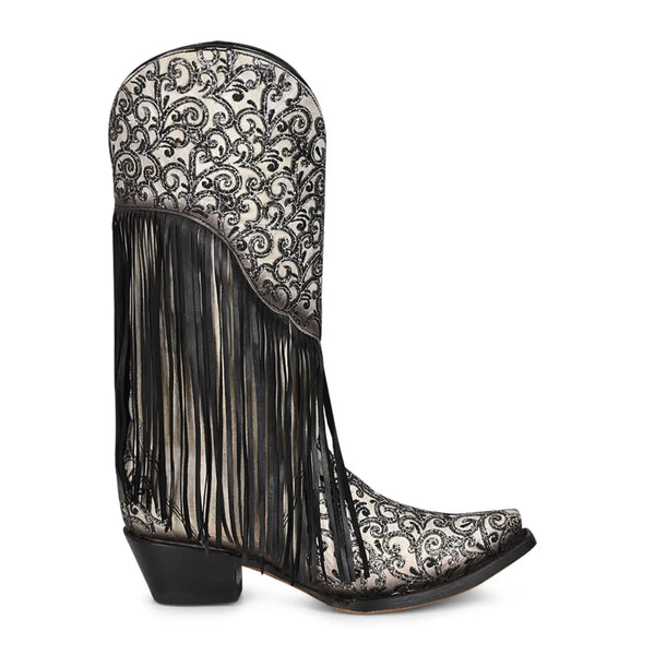 Leather Mid-Calf Boots for Women: The Perfect Balance of Style and Comfort - Women Corral Boots C3877 - El Rodeo Western Boutique