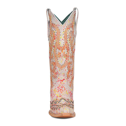 Women Corral Cowhide Boots C3980