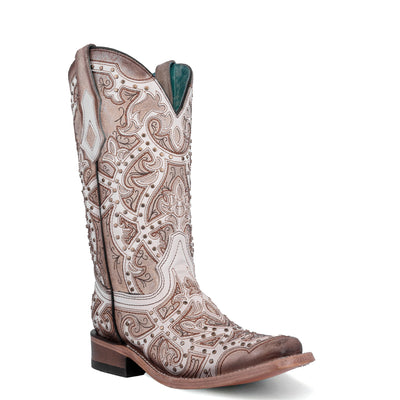 Women Corral Cowhide Boots C4045