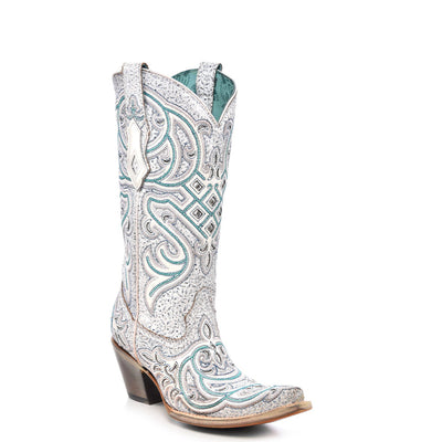 Women Corral Cowhide Boots C4055