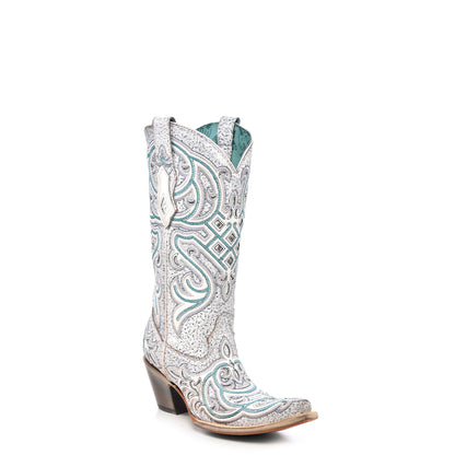 Cowhide Boots, Pointed Toe - Women Corral Boots C4055