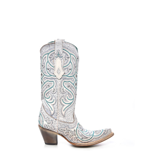 Cowhide Boots, Pointed Toe - Women Corral Boots C4055