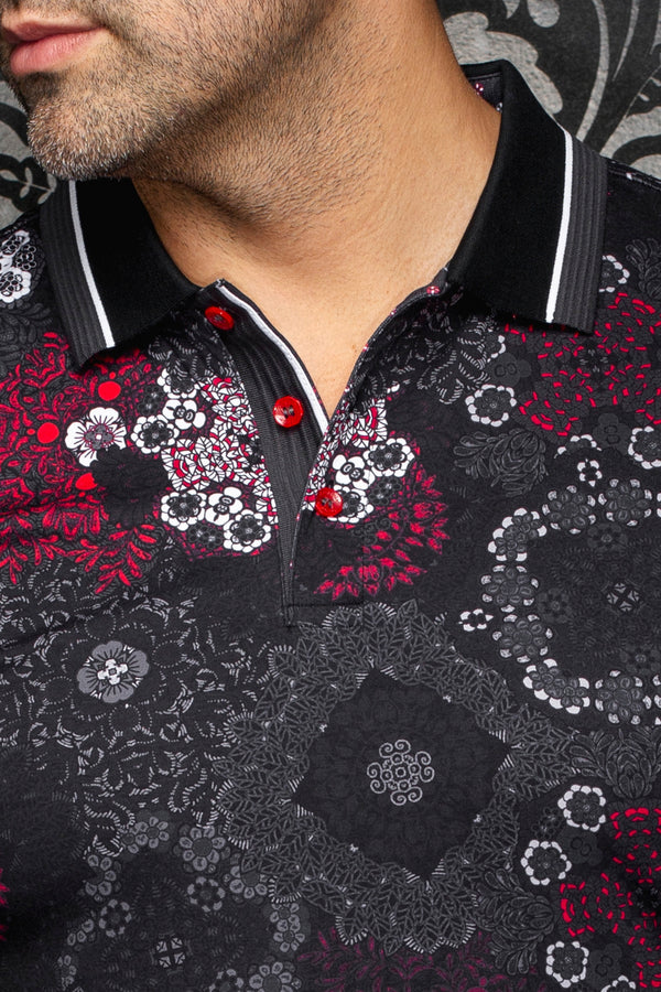 Men Au Noir Polo Casablanca Black
