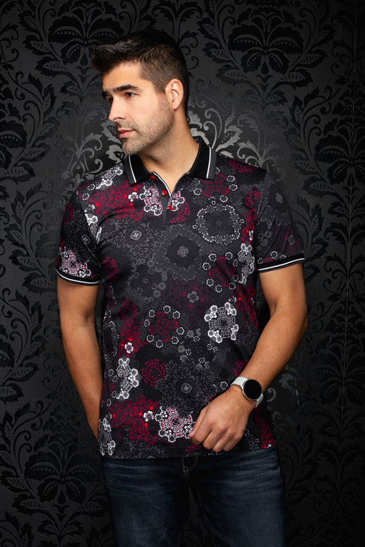 Men Au Noir Polo Casablanca Black