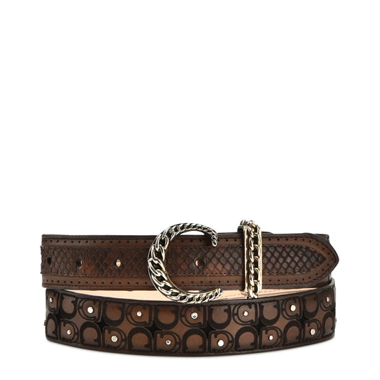 Women Cuadra Python Belt BC329