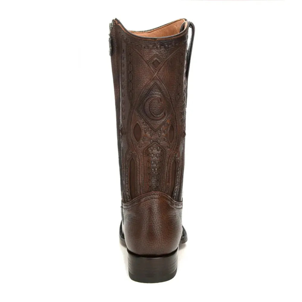Elevate Your Western Style with the Finest Luxury Deer Leather Boots: Handcrafted Cuadra Boots for the Modern Gentleman - Men Cuadra Boot CU251