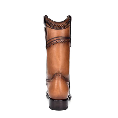 Handcrafted Western Boots for Men: Luxury Ostrich Leather Boots with Narrow Square Toe - Men Cuadra Boot CU454