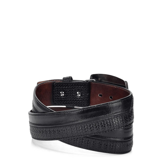 Men's Tooled Leather Belt - Cuadra Belt BC201 - El Rodeo Western Boutique
