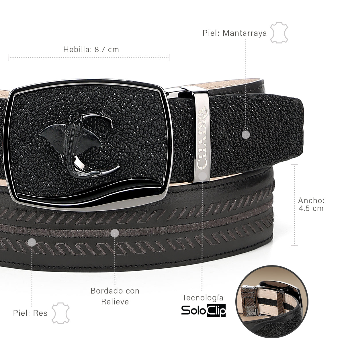 Men Cuadra Stingray Belt BC475
