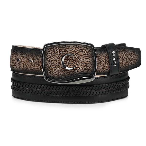 Men Cuadra American Bison Belt BC473